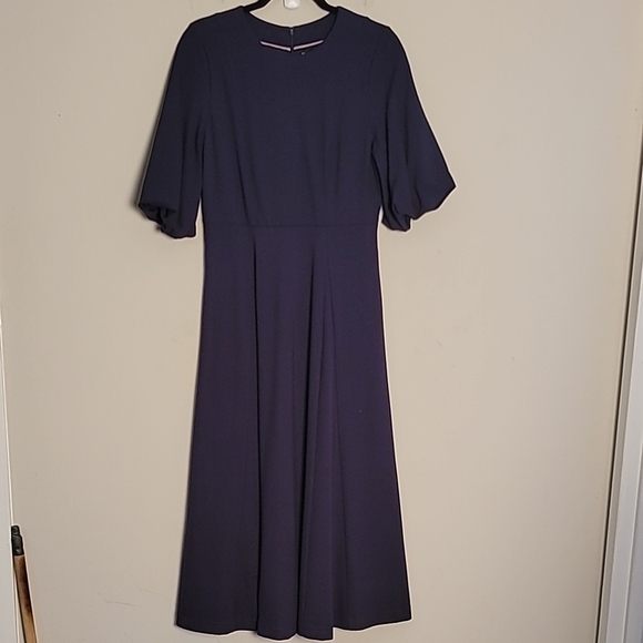 Boden Navy Midi Dress - Picture 2 of 10